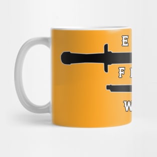 Earp Fight Win - Black Mug